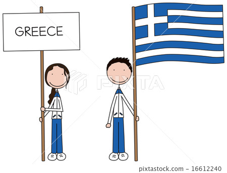 Greek flag Greek flag 16612240