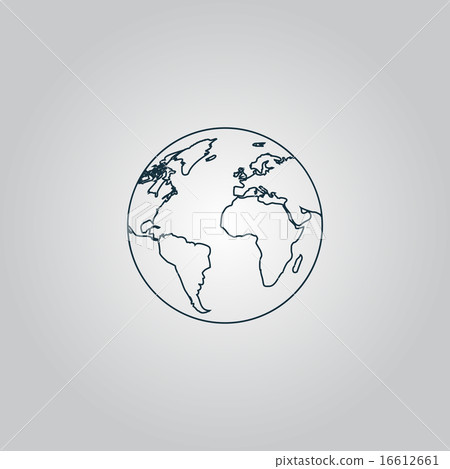 Pictograph of globe Pictograph of globe 16612661
