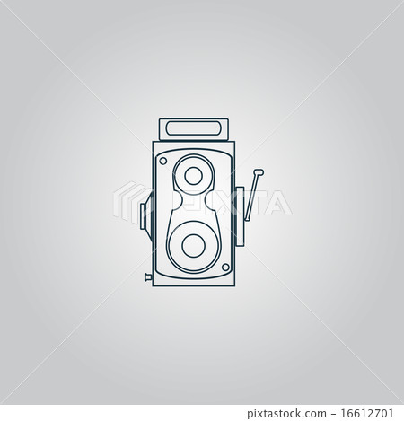 Retro professional cinema film camera 16612701