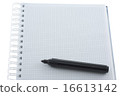 Marker on the notebook 16613142
