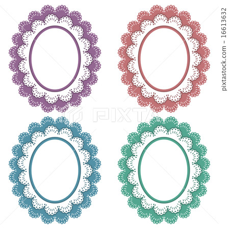 frames isolated on white frames isolated on white 16613632