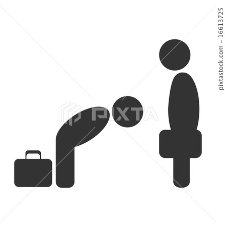 Greeting etiquette business situation icon Greeting etiquette business situation icon 16613725