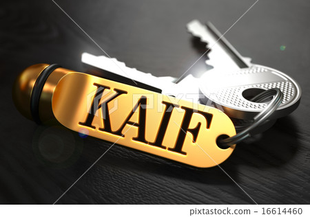 Keys with Word Kaif  on Golden Label. 16614460