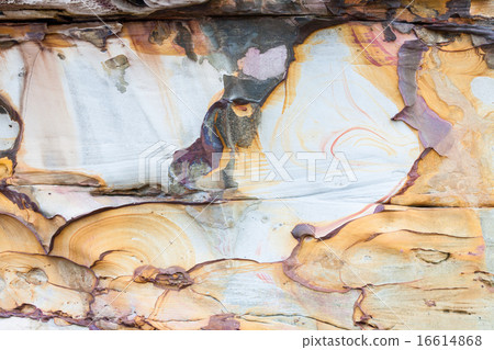 Natural sandstone formation wall 16614868