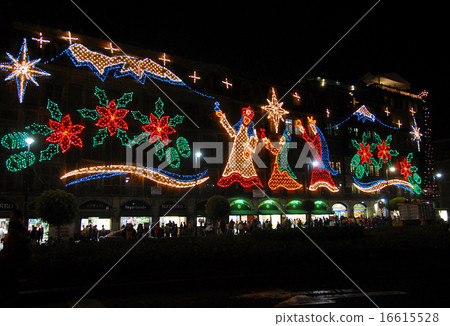 墨西哥墨西哥城Socalo聖誕節照明 16615528