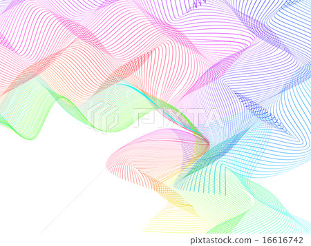 abstract stylized lines, vector - Stock Illustration [16616742] - PIXTA