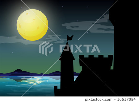 Silhouette castle Silhouette castle 16617084