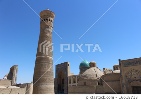 Kolon尖塔和磨坊·阿拉伯·Medlece·布哈拉·烏茲別克斯坦 16618718
