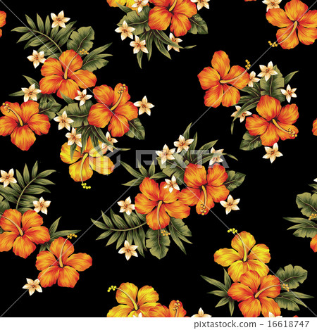 Hibiscus pattern 16618747