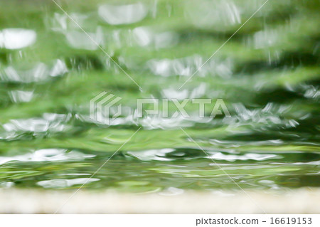 blurred Rain on water 16619153