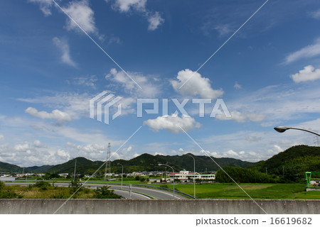 Scenery from saga communication road near Hanada Inter 16619682