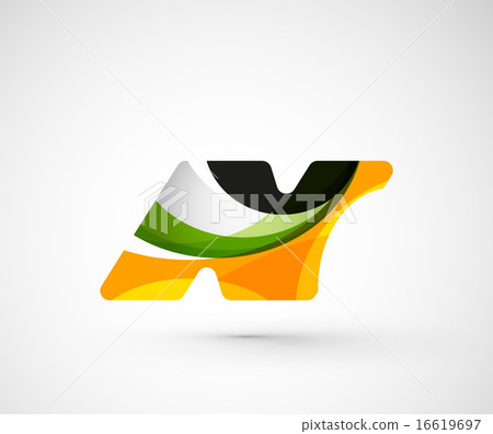 Abstract geometric company logo N letter 16619697