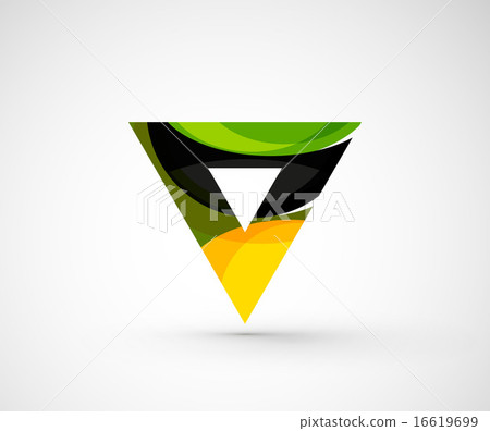 Abstract geometric company logo triangle, arrow 16619699