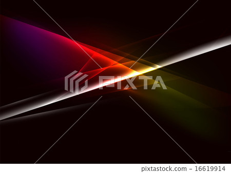 Abstract color glowing lines in dark space with stars and light effects 16619914