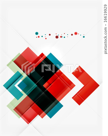 Clean colorful unusual geometric pattern design Clean colorful unusual geometric pattern design 16619929