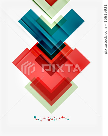 Clean colorful unusual geometric pattern design Clean colorful unusual geometric pattern design 16619931