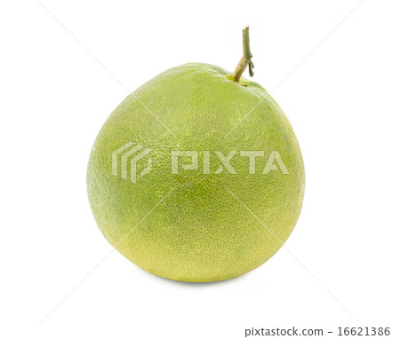 sweet fresh green grapefruit isolated on white 16621386