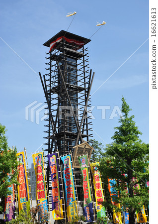 Yagura Drum和Sumo摔跤 16621613