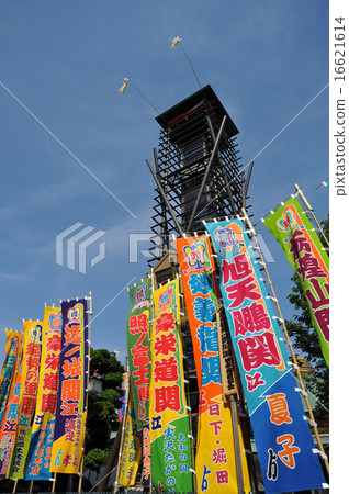 Yagura Drum和Sumo摔跤 16621614