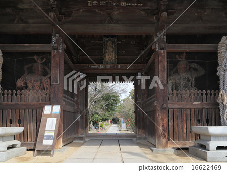 四國佛教徒86號佛教寺院“Shita Temple”Nijimon（Nikyo的雕像據說是Keikyo工作） 16622469