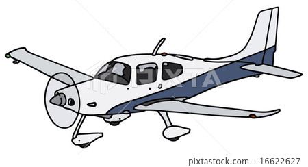 Propeller airplane 16622627