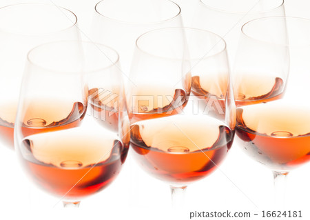 wine glasses with rose wine wine glasses with rose wine 16624181