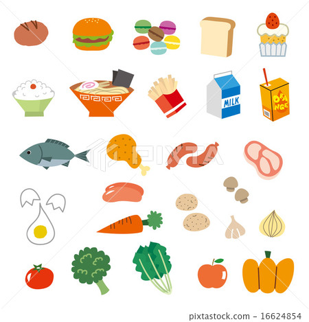 Food assembly - Stock Illustration [16624854] - PIXTA