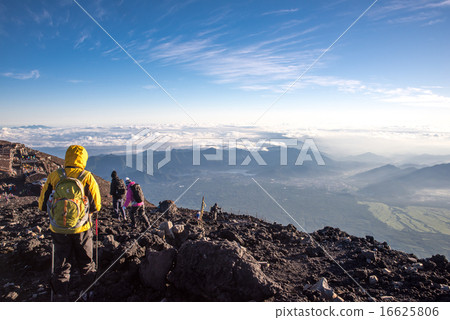 Mt. Fuji view of the summit 16625806