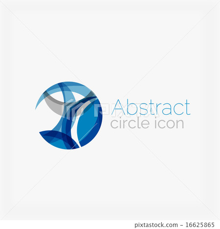 Circle abstract shape logo - Stock Illustration [16625865] - PIXTA
