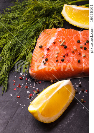 Piece of salmon Piece of salmon 16626161
