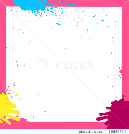 Pink Grunge Ink Squares Frame Pink Grunge Ink Squares Frame 16626314