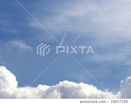 Blue sky with clouds 16627284