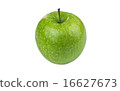 Green Granny Smith Apple on white background 16627673