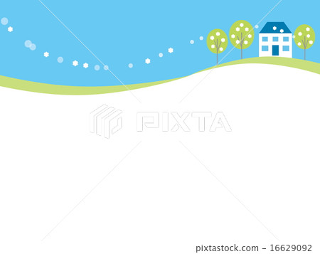 風景家譜樹樣式花 16629092