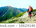 登山者希望Akaishidake從南阿爾卑斯山的山川之旅攀登 16629146