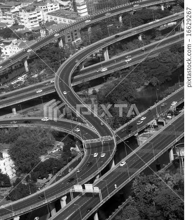 Top view traffic 16629267