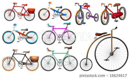 Bike set on white Bike set on white 16629817