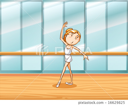 Ballet dancer warming up 16629825