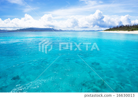 Beach in Okinawa · Water island 16630013