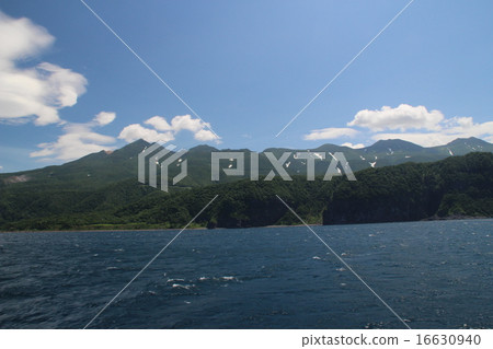 知床山脈來自遊船 16630940