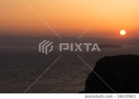 Sunset in Kagoshima Bay Sunset in Kagoshima Bay 16630963