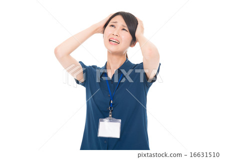 Business woman grieves 16631510