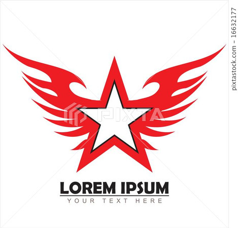 Winged Red Star. Flaming Red Star Winged Red Star. Flaming Red Star 16632177