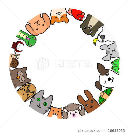 Pet circle front copy space 16633033