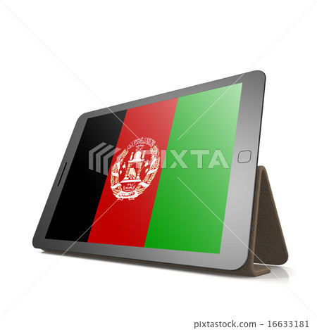 Tablet with Afghanistan flag Tablet with Afghanistan flag 16633181