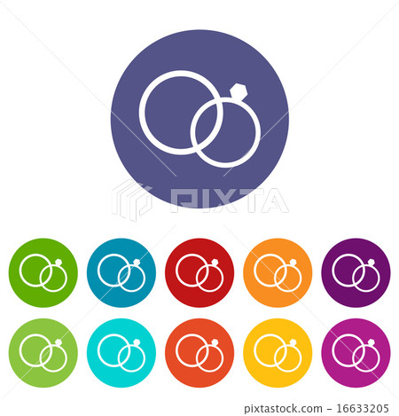 Marriage flat icon - Stock Illustration [16633205] - PIXTA
