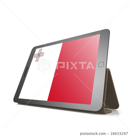 Tablet with Malta flag 16633297