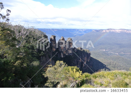 澳大利亞藍山和三姐妹和彩虹 澳大利亞藍山和三姐妹和彩虹 16633455