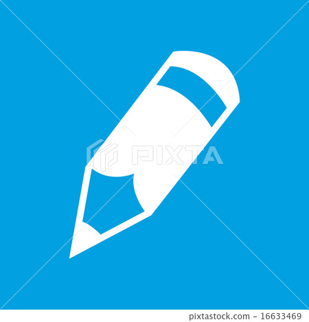Pencil white icon Pencil white icon 16633469