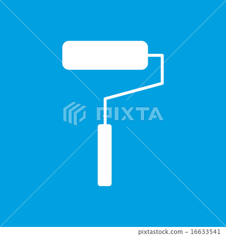 Roller white icon Roller white icon 16633541